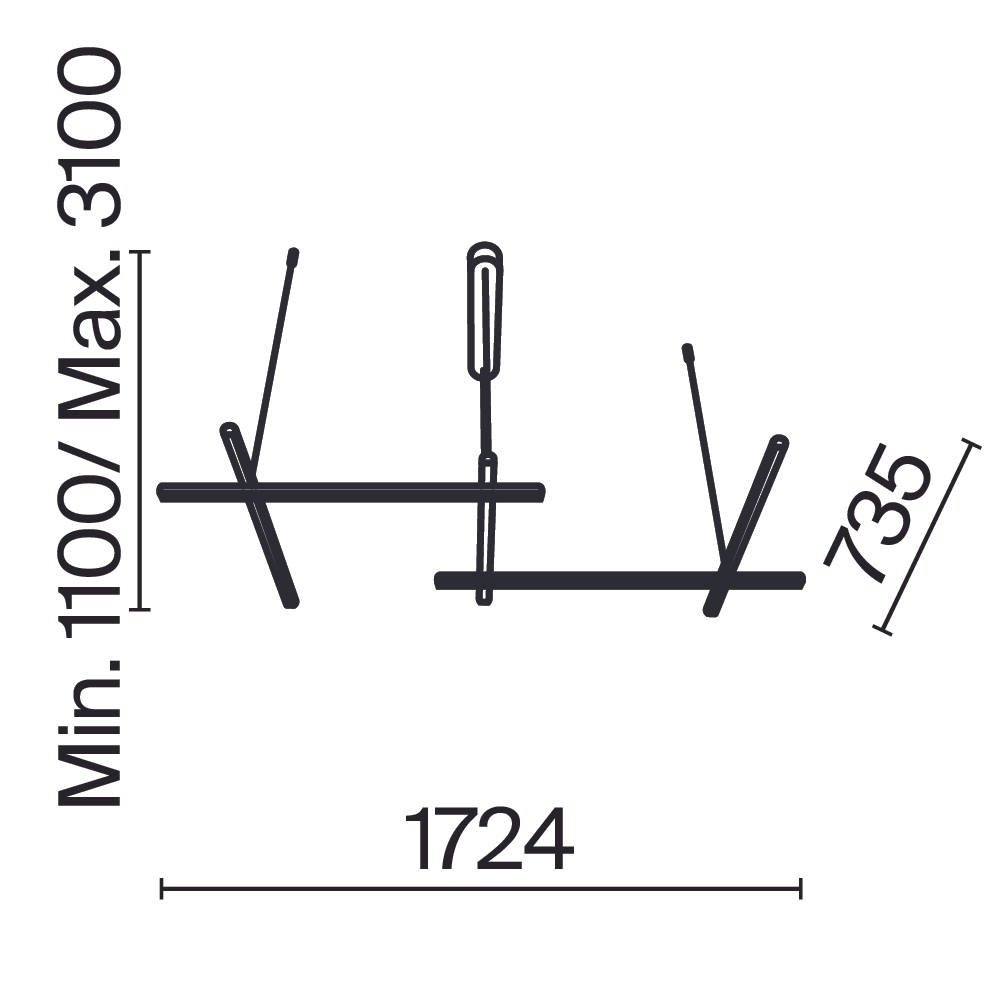 Подвесной светильник Maytoni MOD278PL-L86G3K1