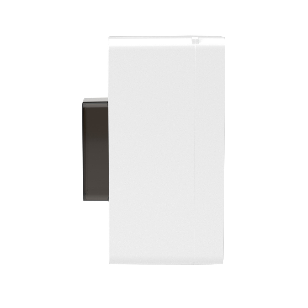 Щиток 2 мод настенный.,IP41 белый, с тонированной дверцей