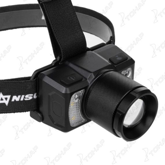 Фонарь налобный сенсорный 800 LM, IP43, USB (N-FN-HL25) NISUS