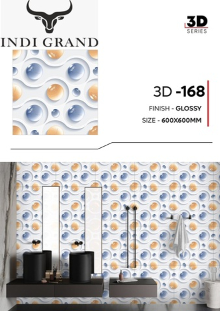 Керамогранит 3D 60х60 glossy - 168