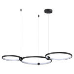 6533/85L LEDIO LN23 222 чёрный Светильник подвесной LED 85W 3000-6000K 3649Лм 220V DIEGO