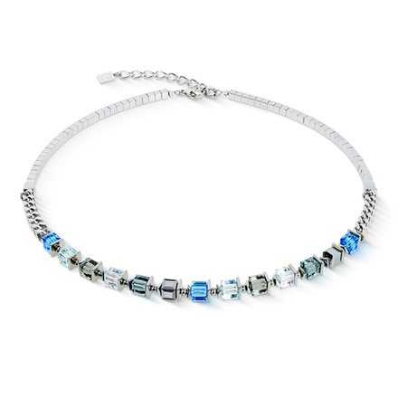 Колье Coeur de Lion Blue-Silver 2100/10-0717