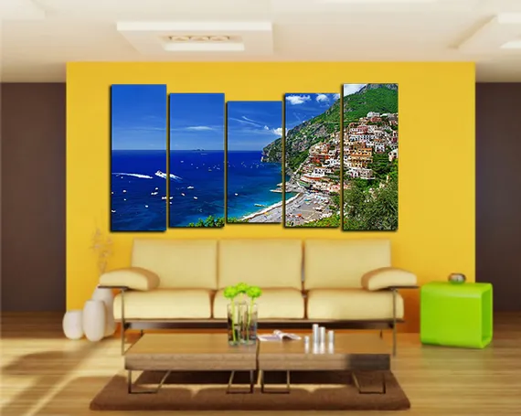 Модульная картина "Райский уголок"