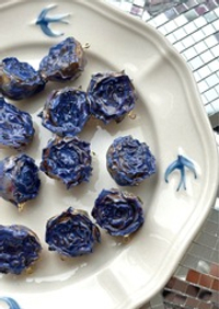 Подвеска "Роза синяя"