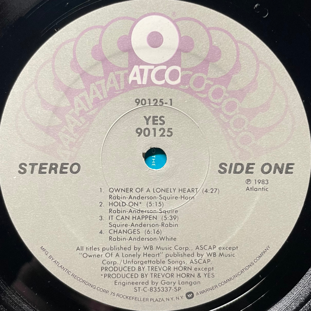 Yes ‎– 90125 (США 1983г.)
