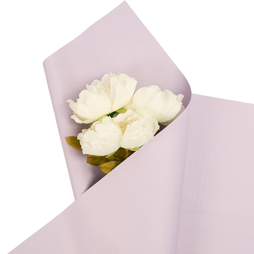 Пленка упаковочная матовая Сиреневая, 50 мкр /  58 см*58 см