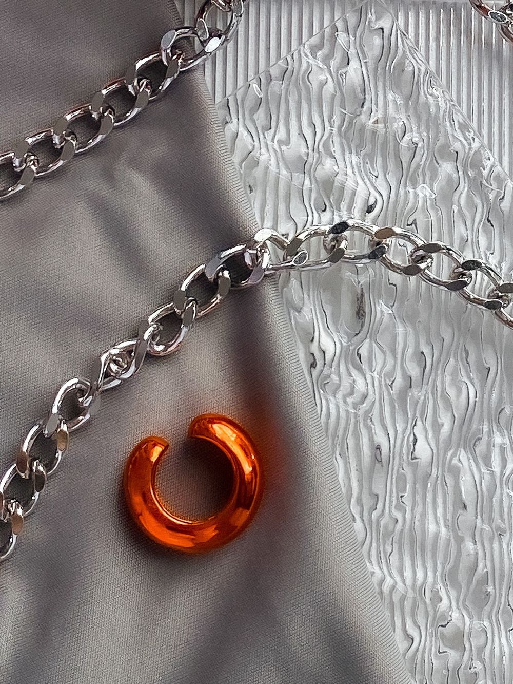 Кафф Bubble Orange, как бублик