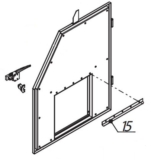 Отражатель-крепеж штор для камер contracor cab-110sd, cab-135sd, артикул 82600002