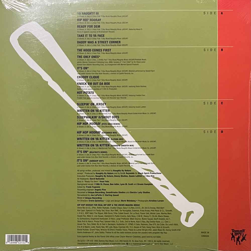 Naughty By Nature ‎– 19 Naughty III 2LP (Канада 2023г.) Orange