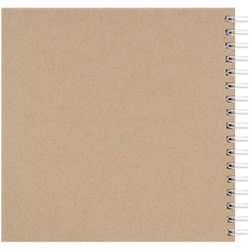 Скетчбук 60л., 150*150 MESHU "Funny banny", на гребне, soft-touch, 120г/м2