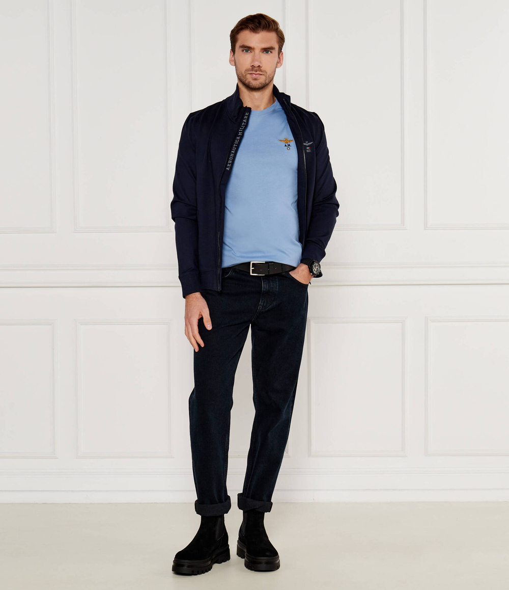 Футболка Aeronautica Militare - голубой(TS1580J372)