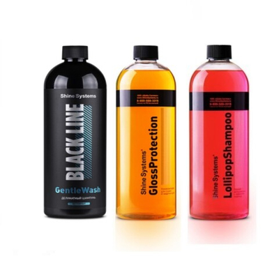 Набор для трехфазной мойки LollipopShampoo+GlossProtection+ GentleWash 750мл