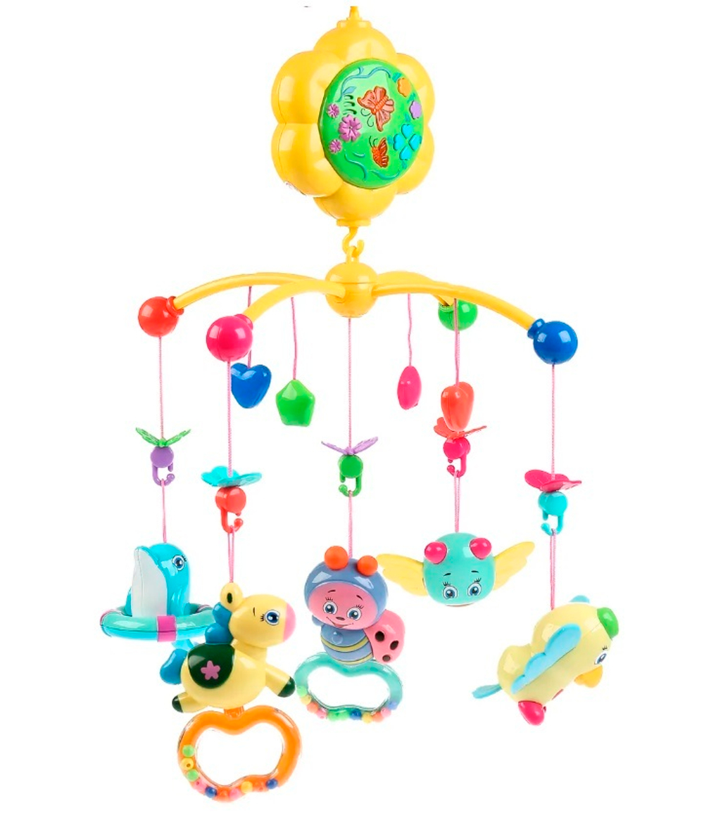 Мобиль Музыкальная карусель Умка колыбельные, звуки природы и сказки