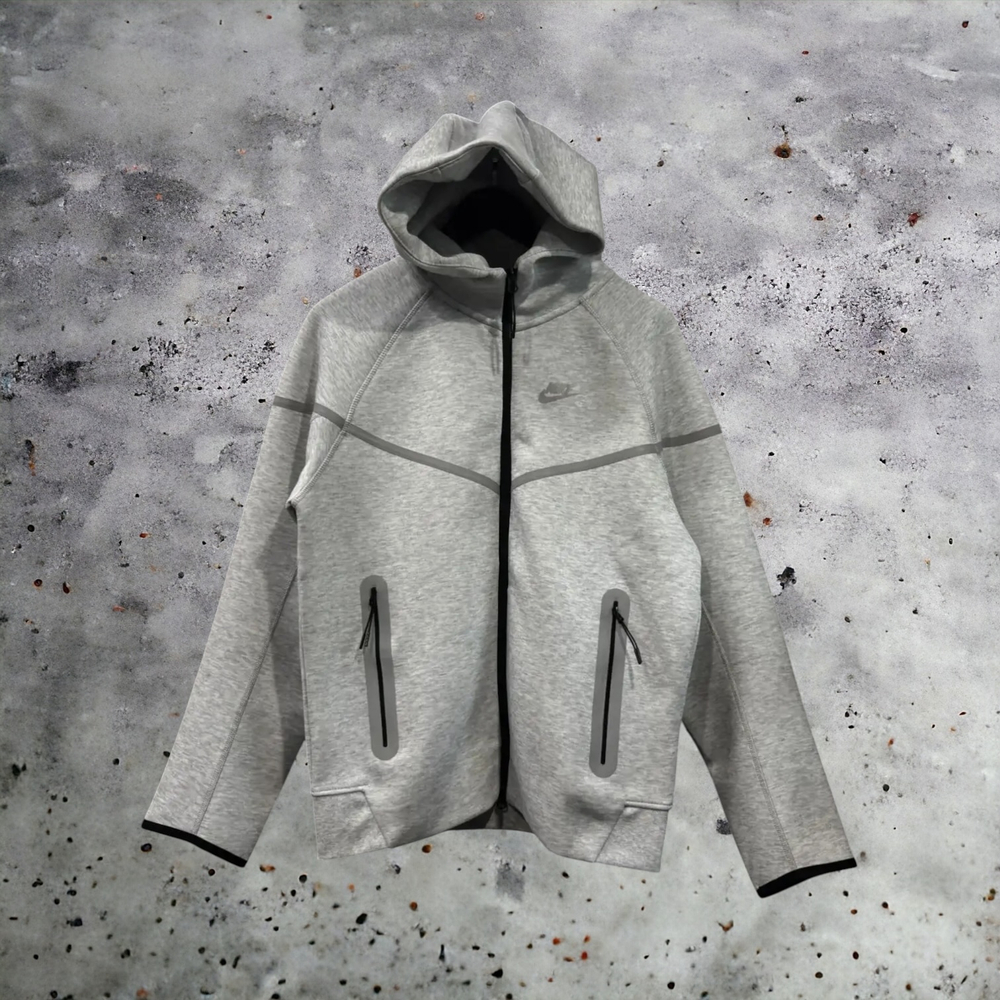 Худи Zip Nike #8 • Серый