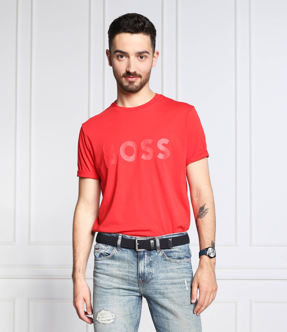 футболка tiburt BOSS BLACK - красный(50467075)