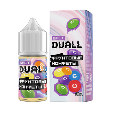 Жидкость (М) Duall Zero (28 мл, 0 мг) Фруктовые Конфеты