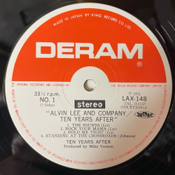 Винтажная виниловая пластинка LP Ten Years After Alvin Lee and Company (Japan 1979) (No Obi)