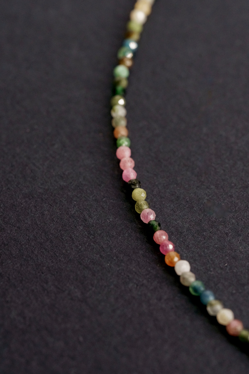 Браслет "Memo about Energy" из турмалина, на замочке серебро 925