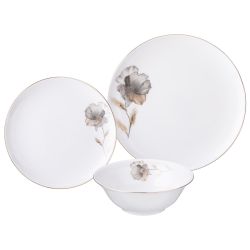 НАБОР ПОСУДЫ LEFARD "INSPIRATION" ЗОЛОТОЙ ЦВЕТОК НА 4 ПЕР. 12 ПР.