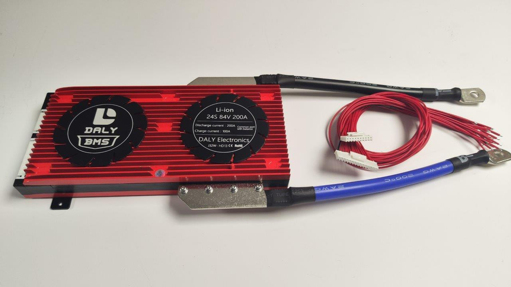 Плата контроля BMS Li-ion 24S 84V 200A