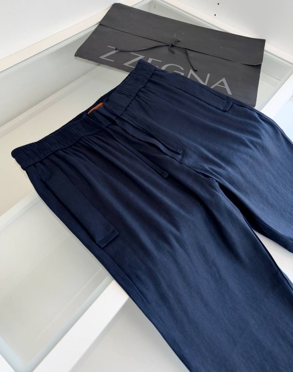Льняные брюки Zegna