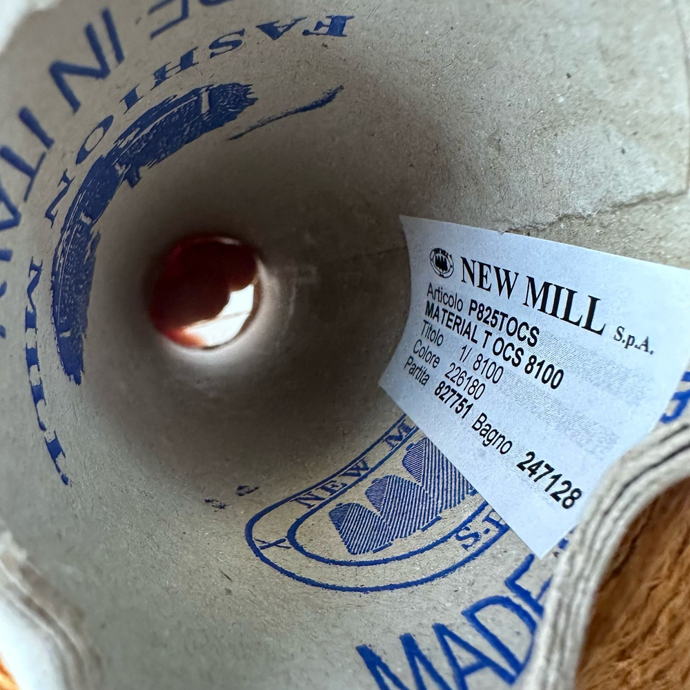 MATERIAL - New Mill; 66% хлопок 34% лен; 810м/100гр; col.226180, цвет: тыквенный