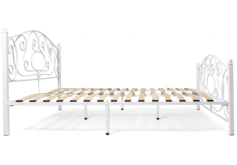 Полутораспальная кровать Викси 140х200 белая