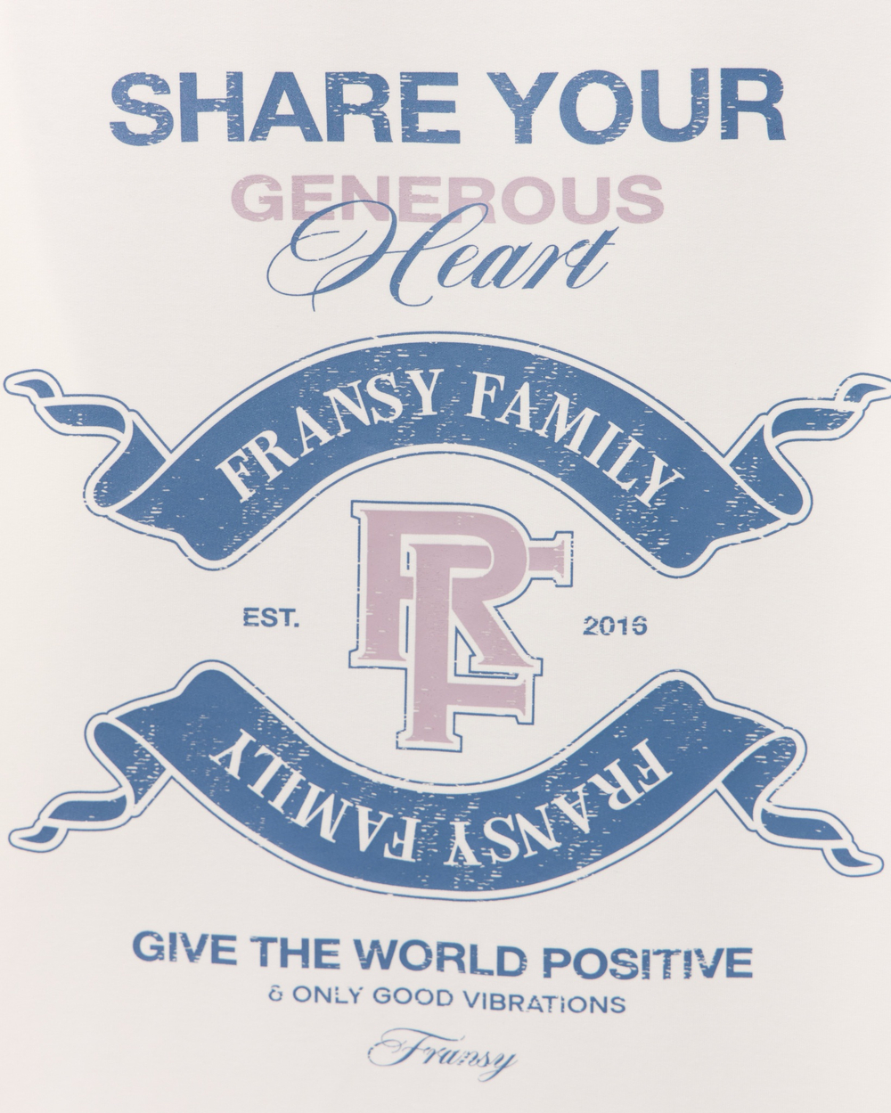 Лонгслив FRANSY FAMILY, синий