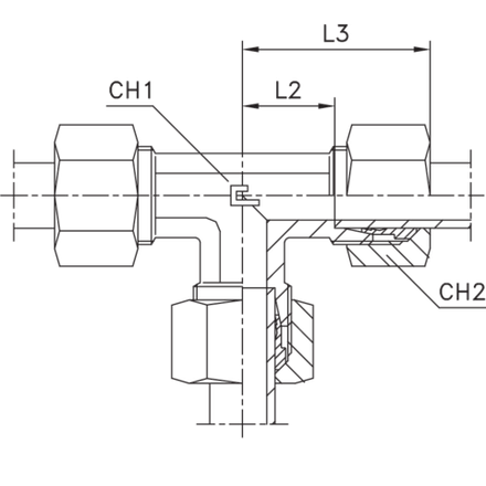 Соединение PT DS16 M24x1.5 нерж.