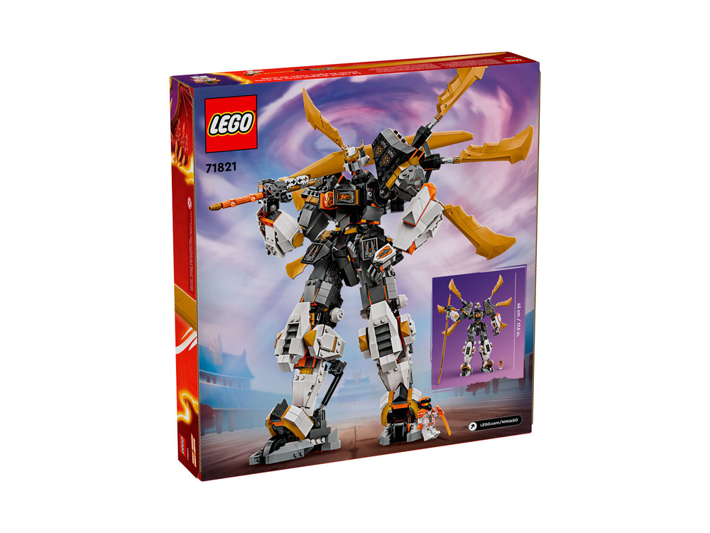 LEGO Ninjago 71821 «Боевой титановый робот-дракон Коула» — мощь и техника ниндзя