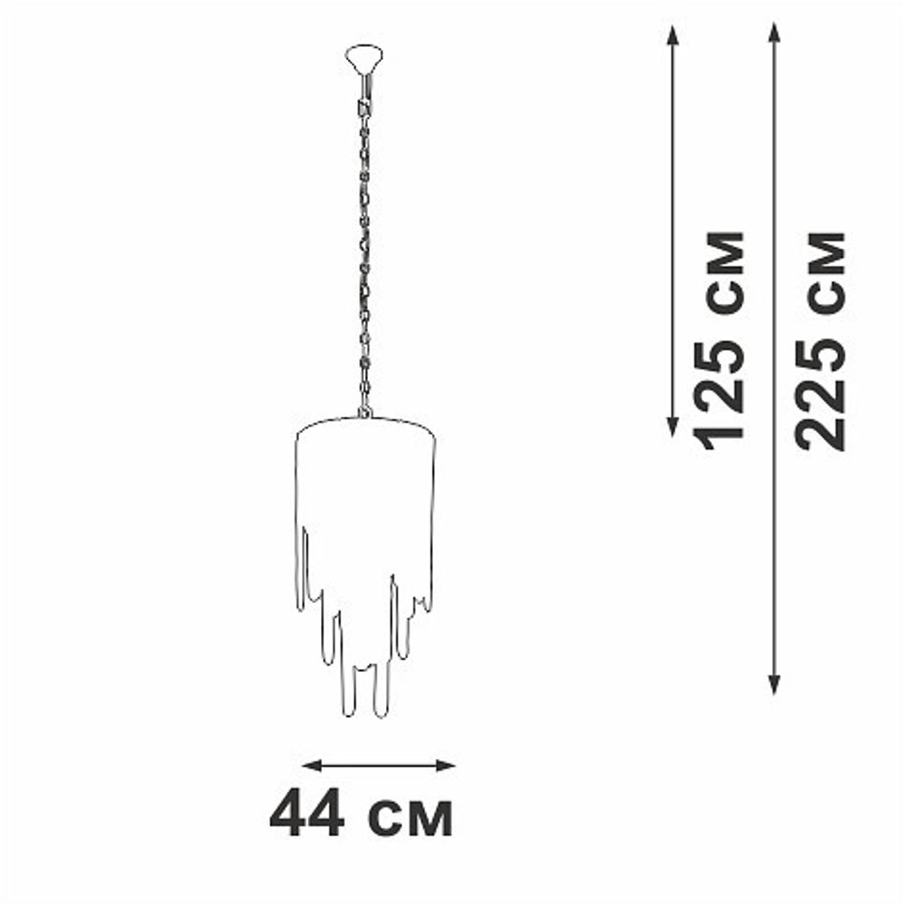 Подвесная люстра Vitaluce V5885 V5885-9/7