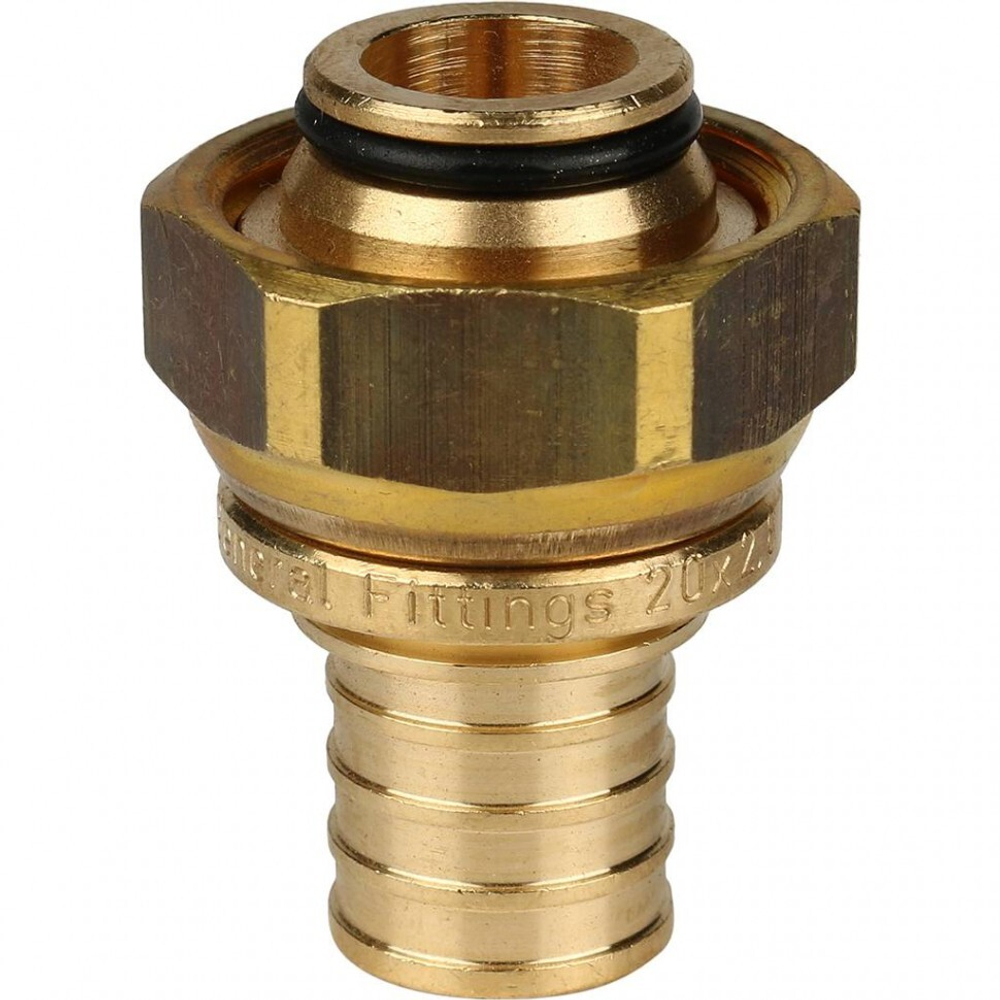 Переходник Stout с накидной гайкой (евроконус) 20xG 3/4"