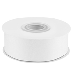 Лента атласная в белом цвете, в 5 размерах, 1 шт.