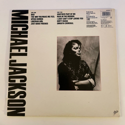 Винтажная виниловая пластинка LP Michael Jackson Bad (Англия 1987)