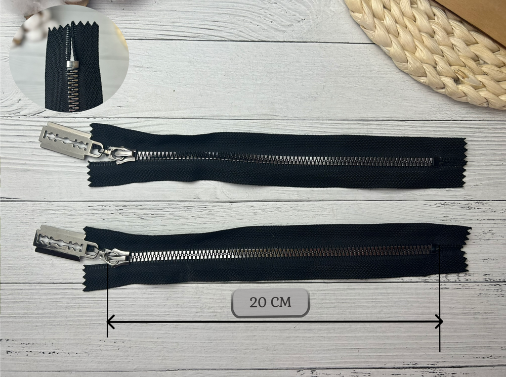 Набор МОЛНИЙ лейзвия черный 80+20