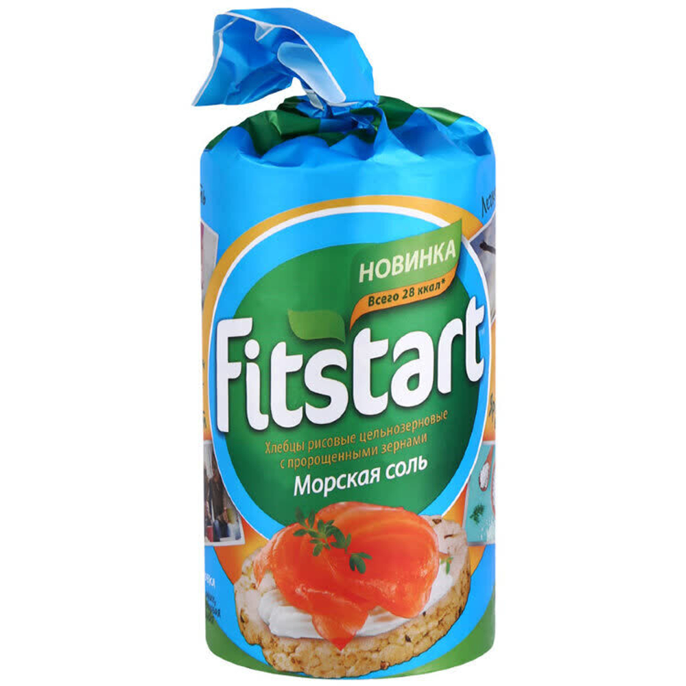 Хлебцы Fitstart рисовые Морская соль (90 г)