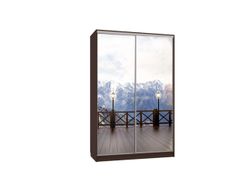 Шкаф-купе "Гранд-7 600 Горы" (венге), ЛДСП 16 мм, Мебельсон, г. Ижевск