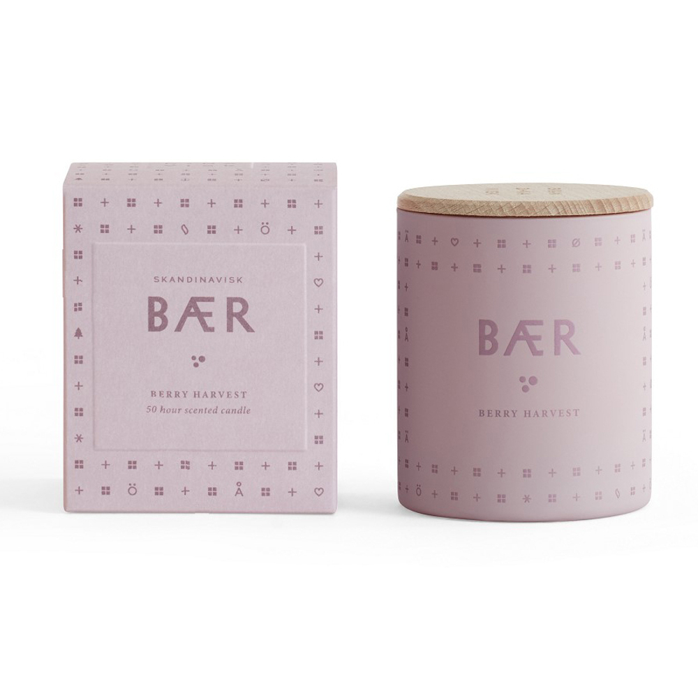 Свеча ароматическая baer с крышкой, 190 г