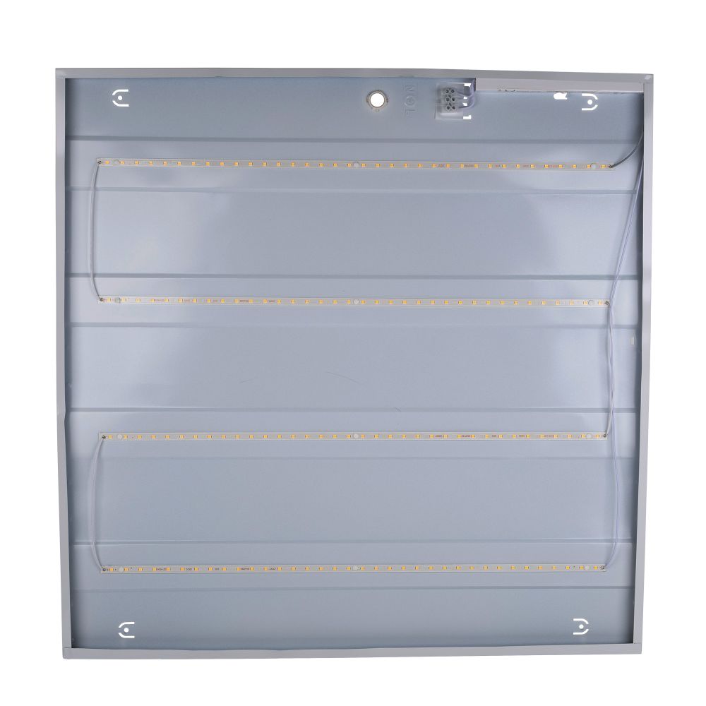 ULP-Q105 6060-72W-4000K WHITE Светильник светодиодный потолочный универсальный. Белый свет 4000K. Рассеиватель призма. Встроенный и-п. Корпус белый. ТМ Volpe