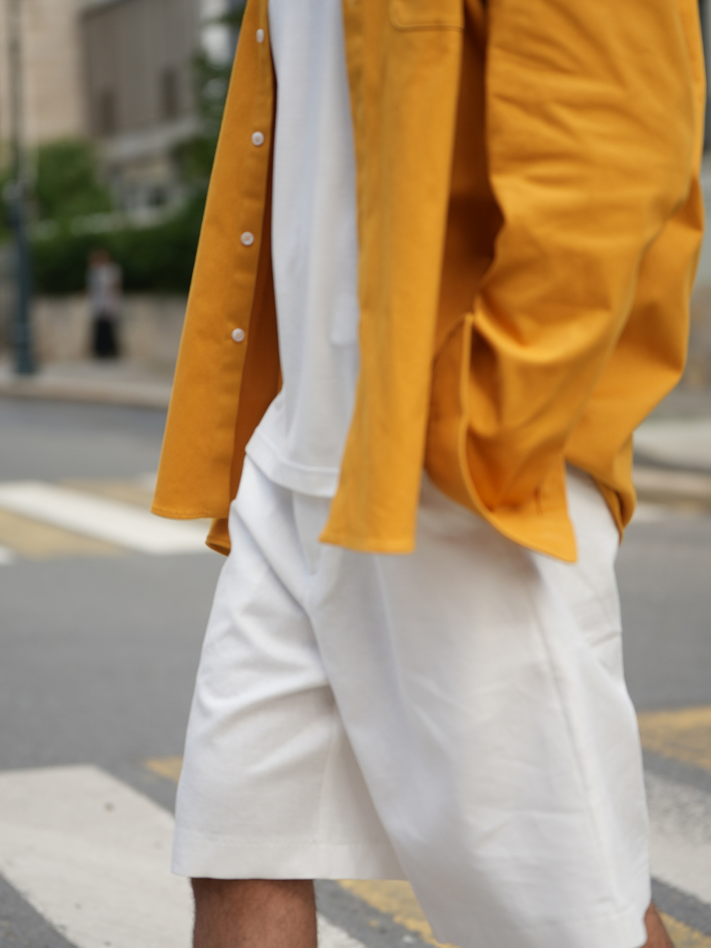 Шорты льняные | white