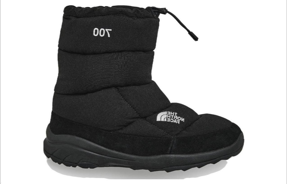 THE NORTH FACE cotton cloth, wear-resistant, shock-absorbing, all-match AND comfortable short-tube snow boots FOR men AND women IN THE SAME style black