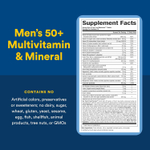 Natural Factors, Whole Earth & Sea, мультивитаминный и минеральный комплекс для мужчин старше 50 лет, 60 таблеток