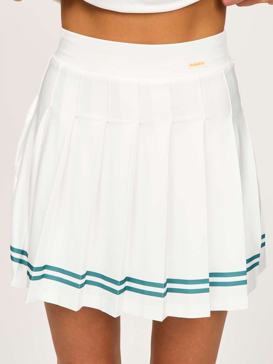 Юбка женская RAQUETASPORT HIGH-GRADE, Neutro/Emerald