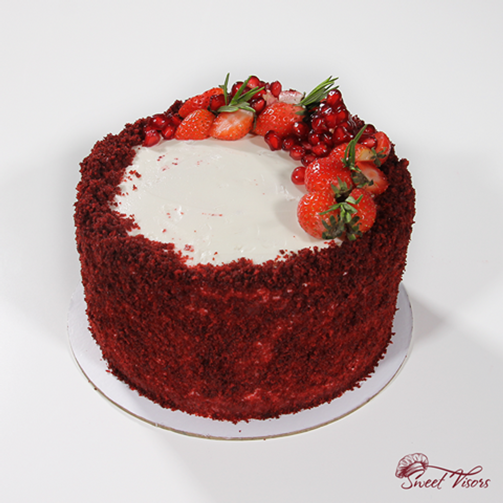 Декор торта Клубника и гранат кондитерская Sweet Visors сладкие козырьки кондитер Светлана Дегтерева торт красный бархат торты на заказ СПБ торт на день рождения торт на юбилей торт для мужчины торт для девушки домашний торт десерты на заказ купить торт заказать торт без мастики свит визорс свит висорс svit vizors svit visors sweet vizors
