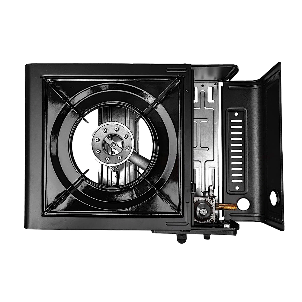 Газ. плита Helios HS-BDZ-155-B в кейсе с переходником 2.1кВт 155г/ч 1.21кг