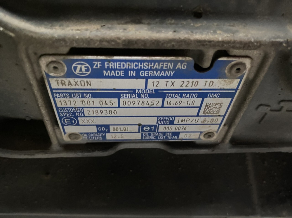 АКПП ZF 12TX2210TD TRAXON 2021г.