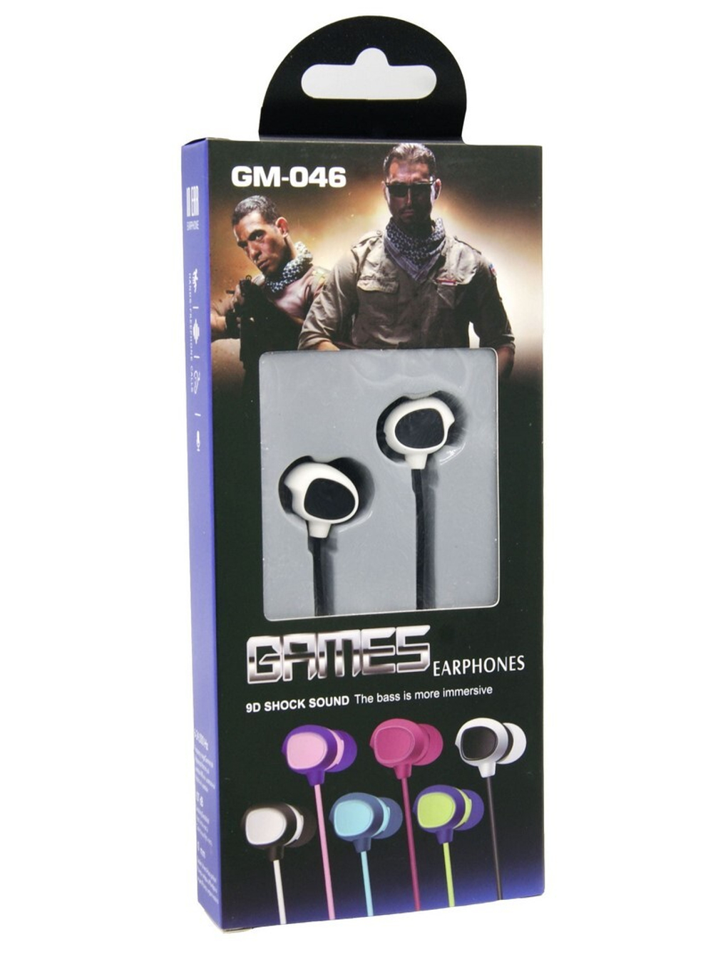 Наушники с микрофоном GM-046 (черный)