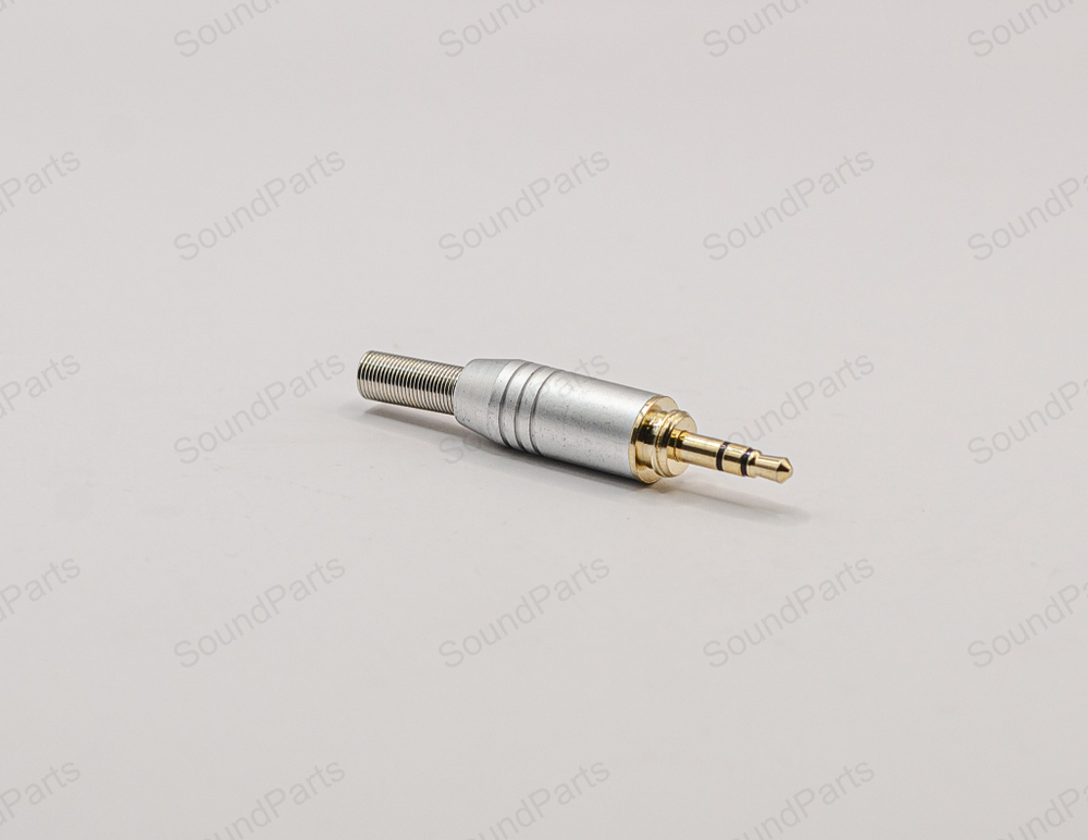 Mini Jack 3,5 mm с наружной резьбой (Серебристый)