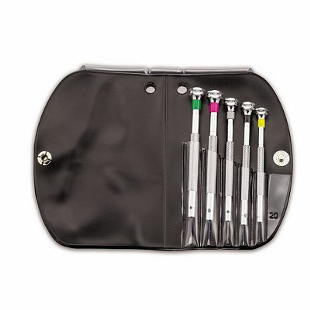 342 SE5 Набор из 5-ти прецизионных плоских отверток, USAG (Италия)