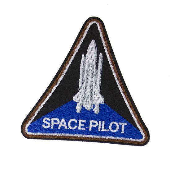 Нашивка термоаппликация на одежду и на рюкзак. Space pilot, Космос